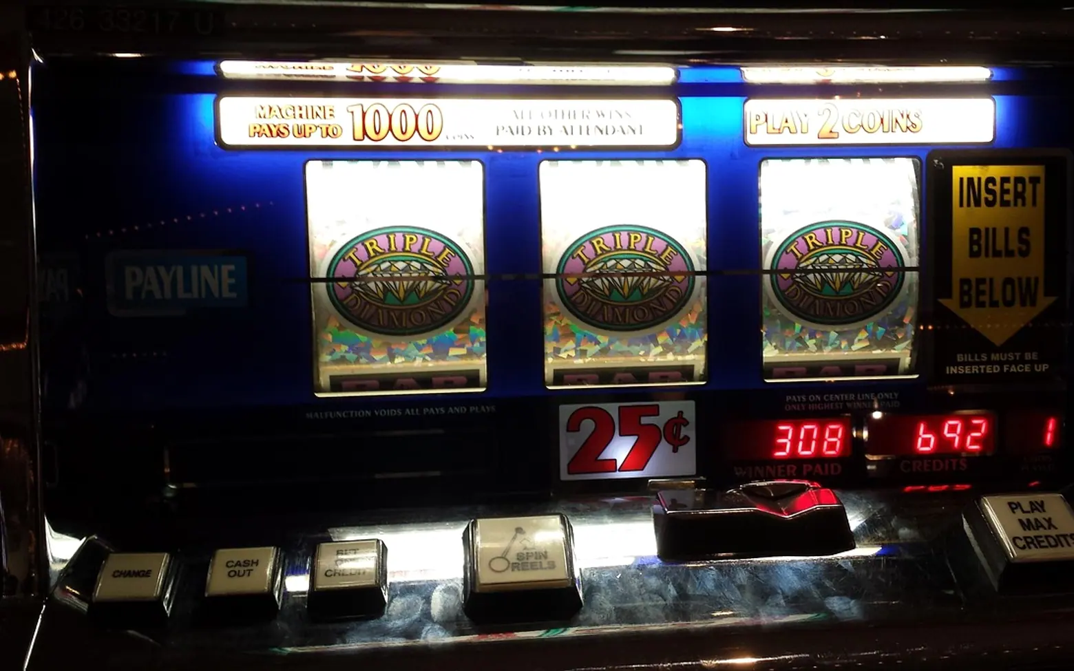 Jackpot, lucky and slot machines